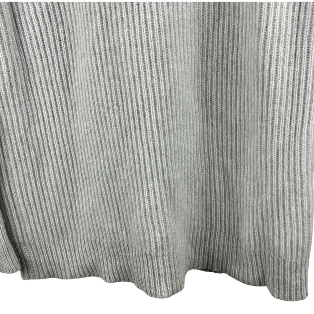 Banana Republic Todd & Duncan Scottish Cashmere Sweater Cowlneck Gray Size M - Picture 4 of 12